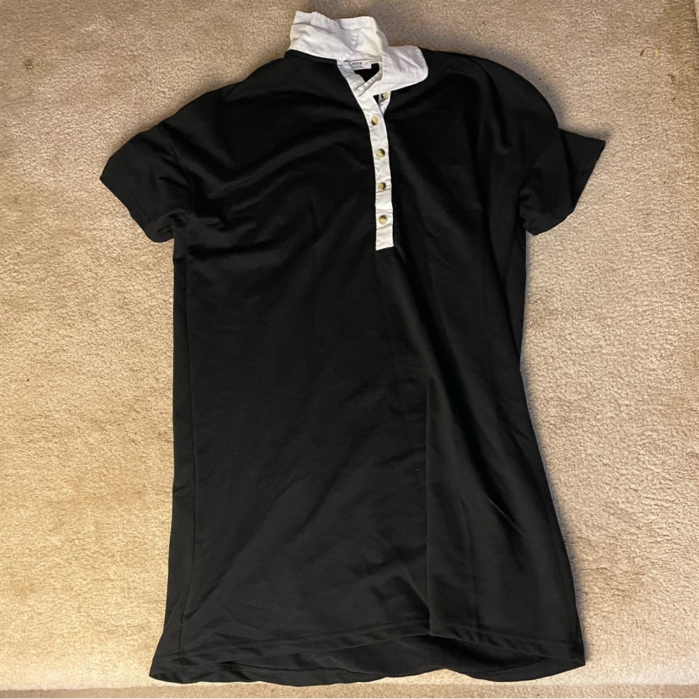 Black T-Shirt Dress - Large